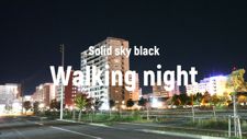 Walking night