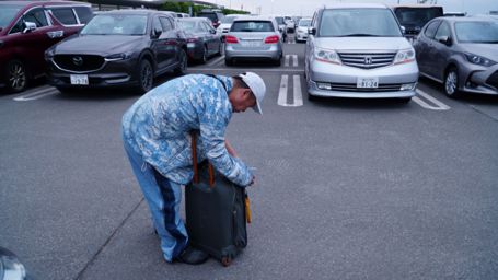 空港へ