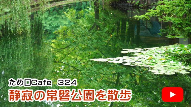 静寂の常磐公園を散歩